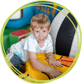 boy in soft play room